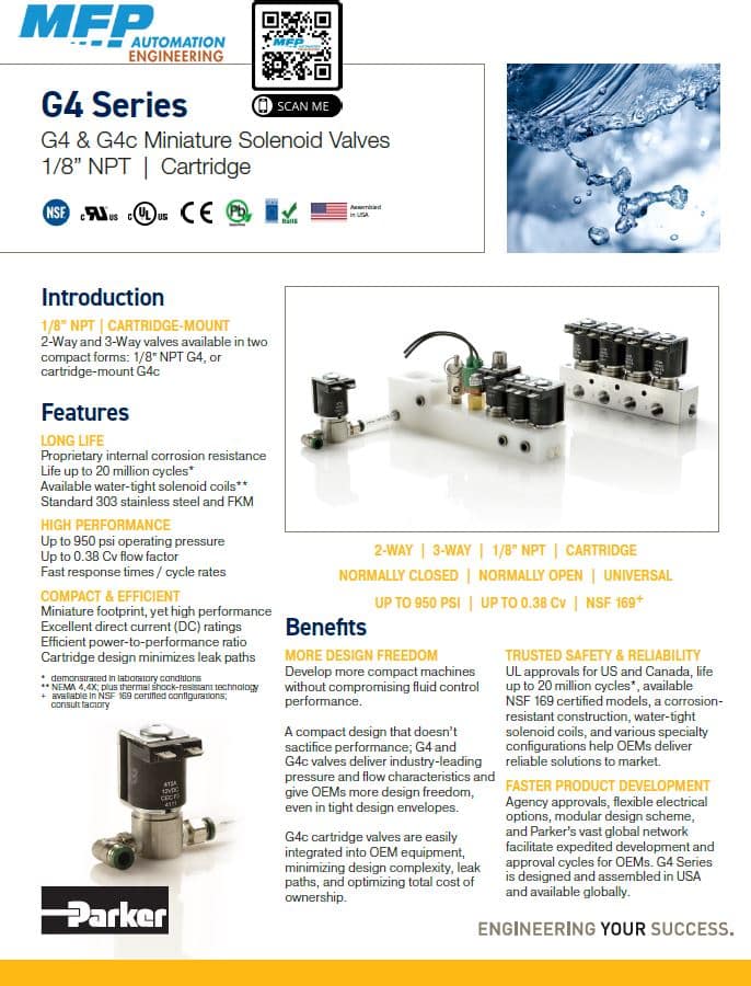 Bulletin G4 Series G4 G4c Mfp