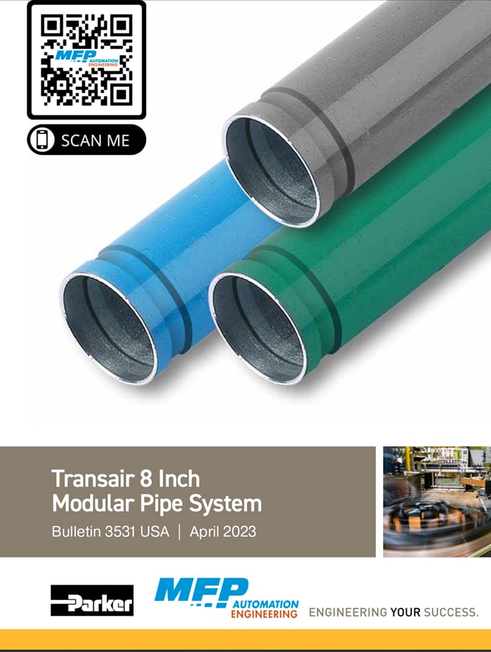 Transair 8 Inch Modular Pipe System Literature